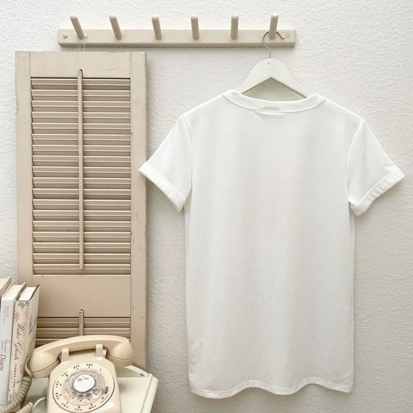 LuLaRoe White T-shirt with Pink “You Go Girl” Graphic on Front, Cuff Sle… - Picture 5 of 7